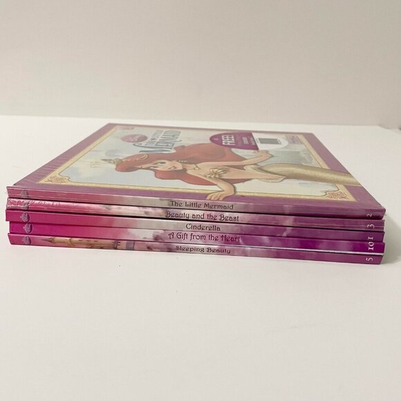 5 Disney Enchanted Moments Princess Books Little Mermaid Beauty and the Beast - Picture 15 of 15